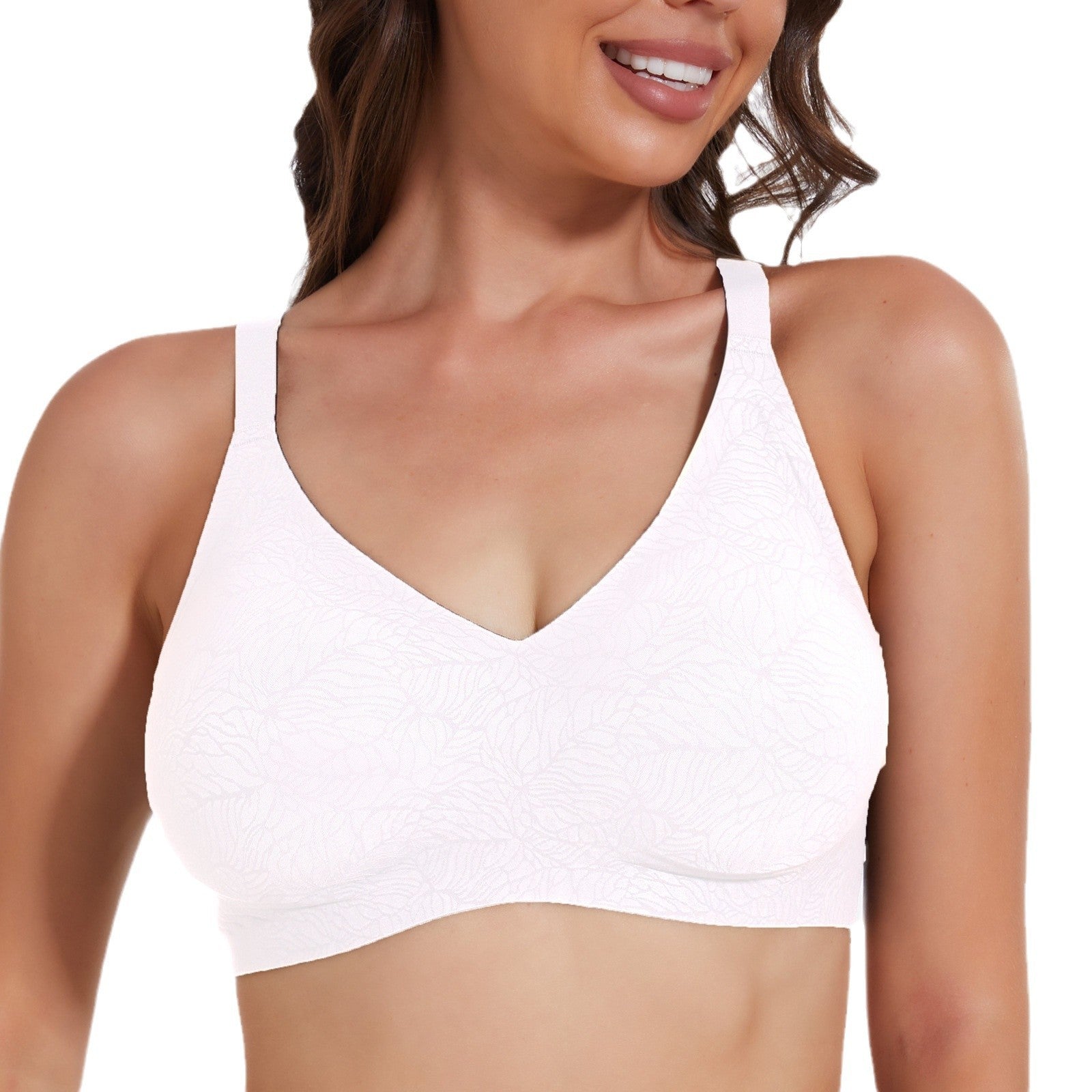 rims jelly seamless underwear big chest plus size bra