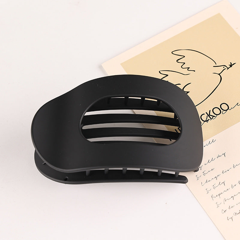 Matte oval flat clip