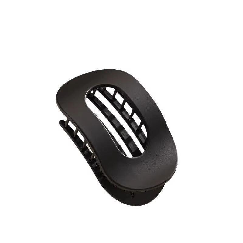 Matte oval flat clip