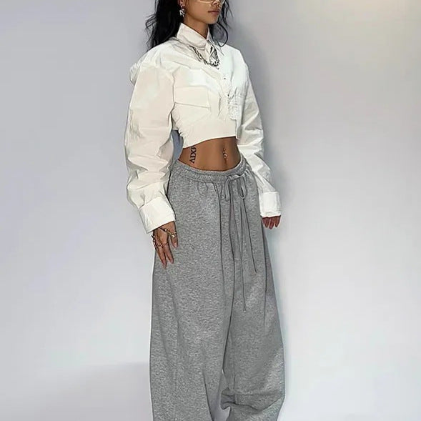 Women's loose and casual pants