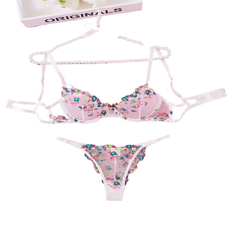 Sexy printed intimate lingerie for women